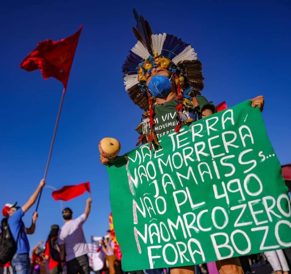 Projetos de lei negativos aos povos indígenas foram destaque no ATL 2022 em Brasília